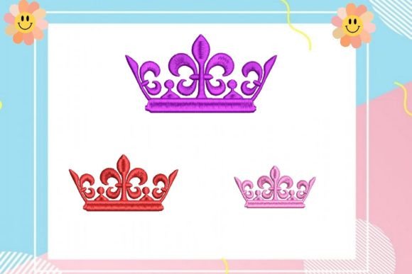 Elegant King Queen Crown