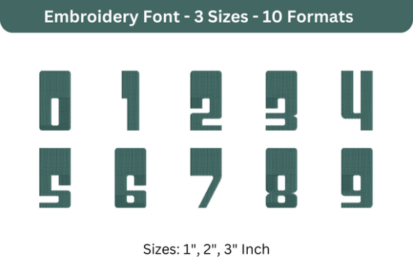 Jeopardy Font 0 to 9: A Smart Choice for Small Business Embroidery