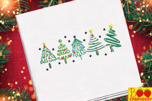 Pine Tree Christmas: A Seasonal Embroidery Review