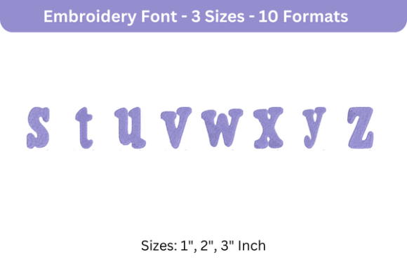 Purevain Font S to Z