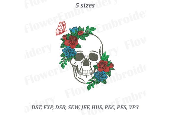 Skull in Flowers: A Boutique Embroidery Review