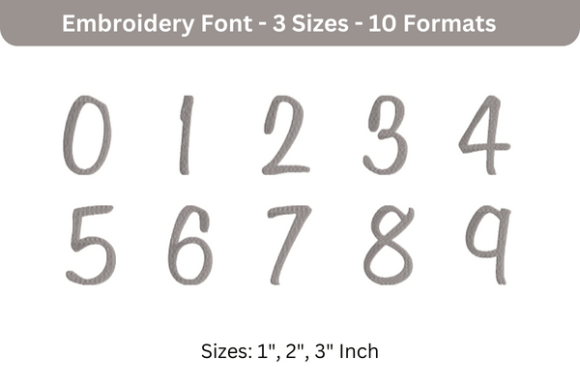 Sweet Bee Font 0 to 9: A Real-World Embroidery Designer’s Review
