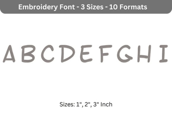 Toon Time Font a to I: Sweet, Playful Personalization